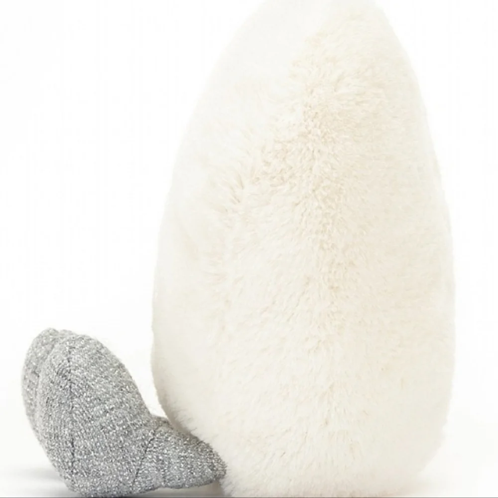 Jellycat Amuseable White Heart 4x5"  NWT - Picture 2 of 5